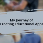My Journey of Creating Educational Apps